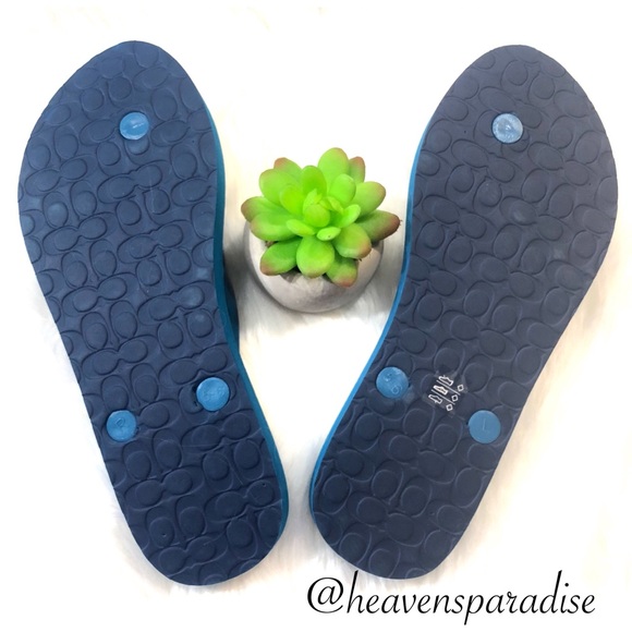 Coach Abbigail Chalk Thong Sandals - Picture 6 of 8